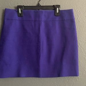 J Crew Electric Blue Mini Skirt
